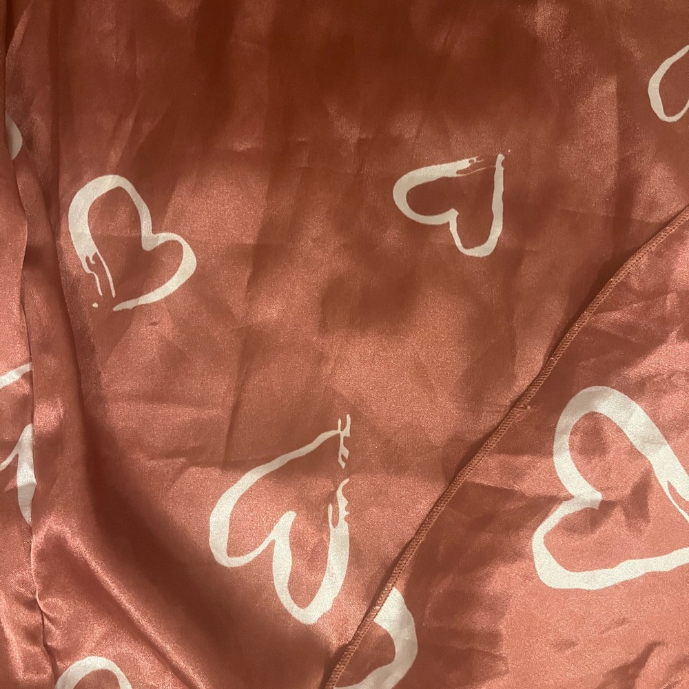 Heart Print Women's Sleepwear Set - Picture 3 of 3